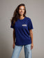 Molly T-shirt | Bakenblauw