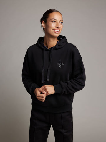 Quinty hoodie | Zwart