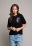Lilly T-shirt | Zwart