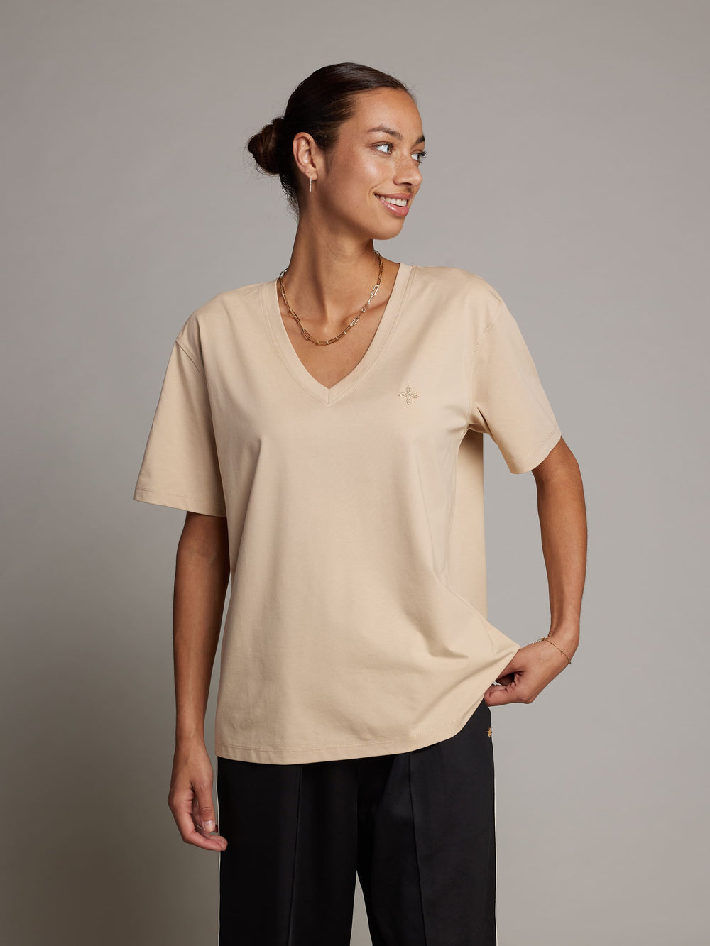 Serona T-shirt | Sand