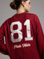 Yani Long Sleeve Tee | Savvy Red