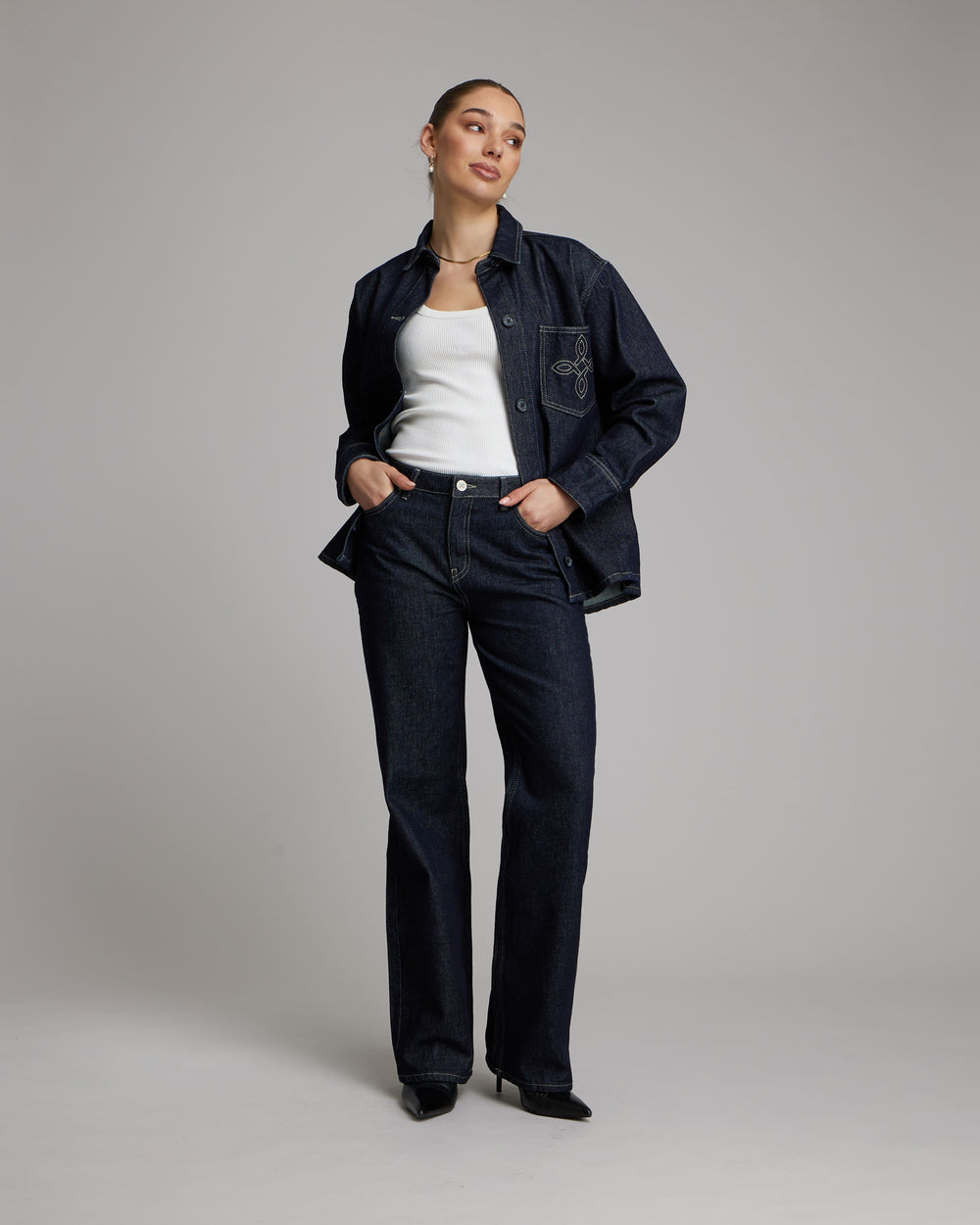 Kelly Denim Shirt | Raw Denim
