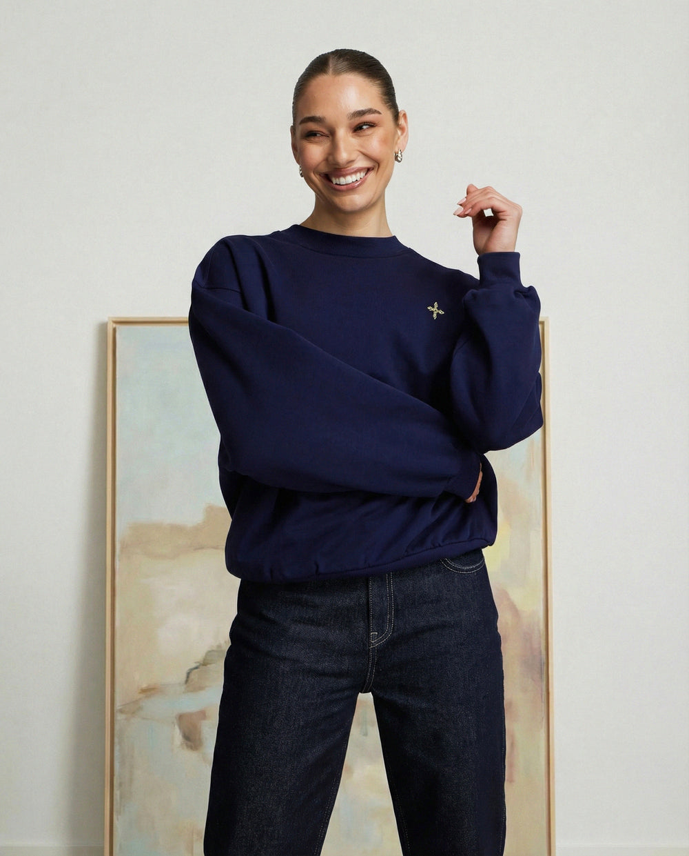 Berry Sweater | Evening Blue