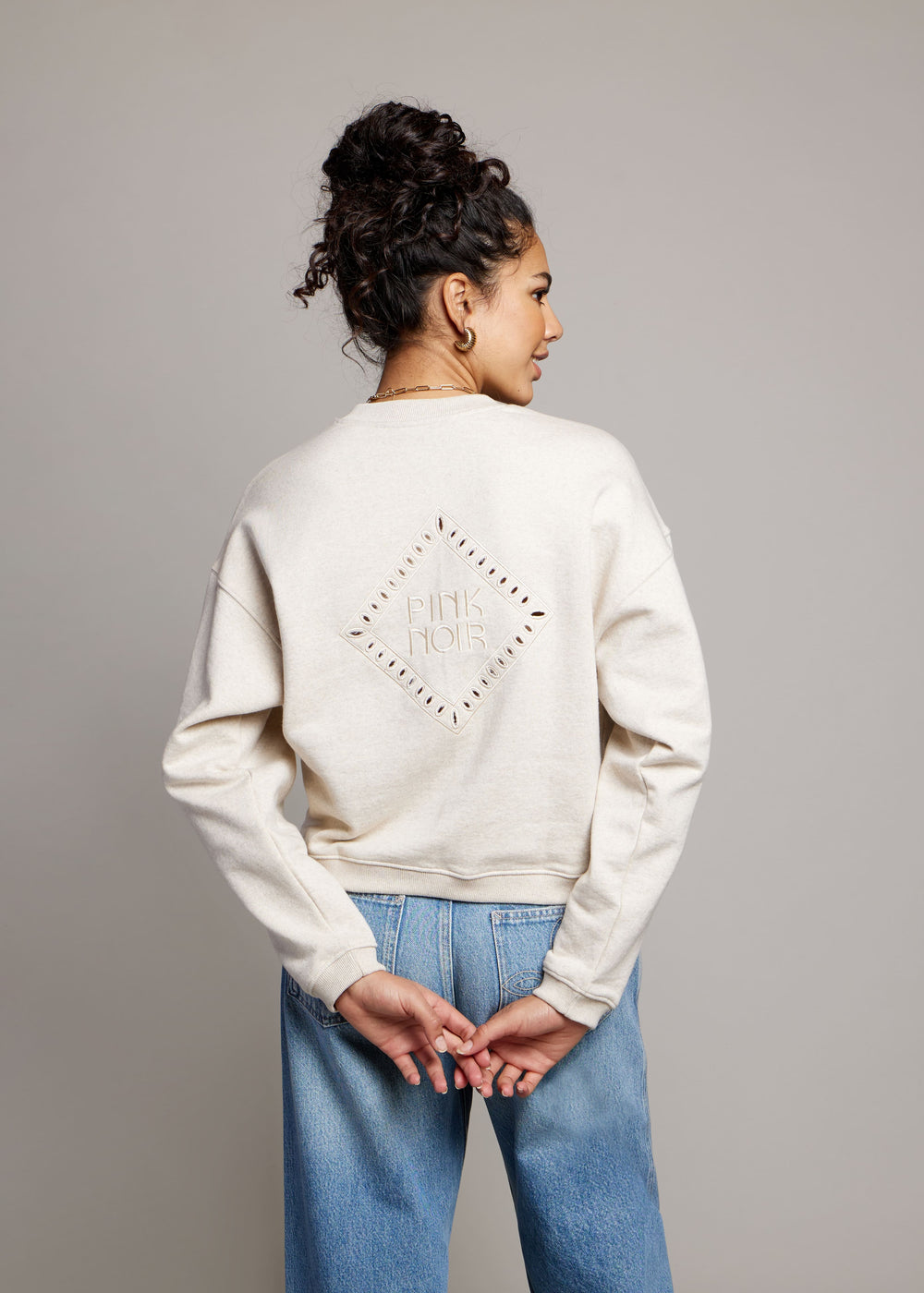 Jocelyn Sweatshirt | Off-white mel