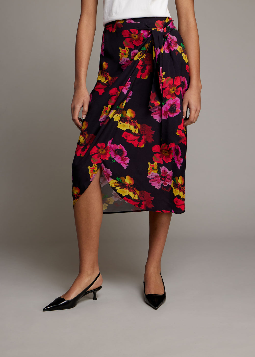 June skirt | AOP Black