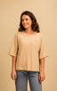 Adina T-shirt | Beige