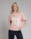 Yonna T-shirt | Mellow Rose