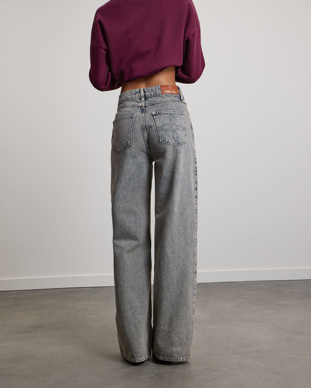 Shelly Wide Denim | Vintage Wash