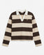Isabella Long Sleeve Polo | Ganache