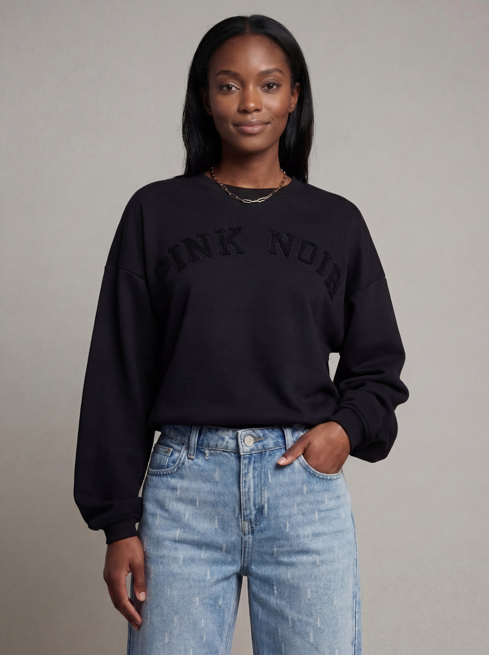 Towel Sweatshirt | Black
