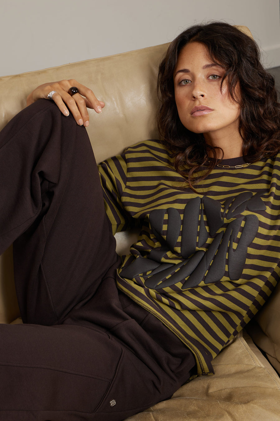 Ismini Long-Sleeve T-shirt | Avocado