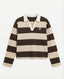 Isabella Long Sleeve Polo | Ganache